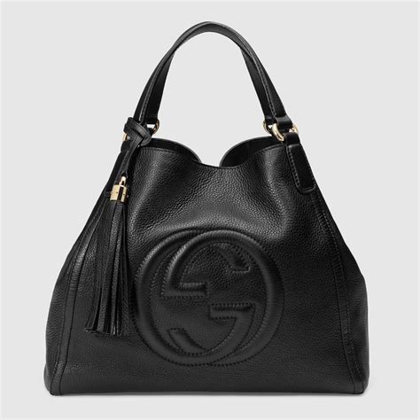 gicci purse|gucci black leather handbags.